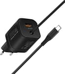 Promate USB-C Charger, POWERPORT-PDQC3.EU-BK Chargers & Power Supplies "BAE" Charm Bracelet 4