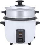 Sonashi 1.8 Liters Rice Cooker with Steamer, (SRC-318) Electric Cookers "BAE" Charm Bracelet 4