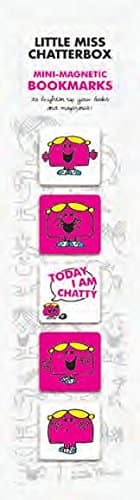 Mr. Men Mini-Magnetic Bookmarks – Little Miss Chattorbox Bookmark Gifts