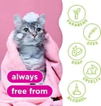 Tropi Clean Berry & Coconut Deep Cleansing Shampoo For Cats And Kittens, 12oz Grooming Supplies "BAE" Charm Bracelet 6
