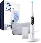 Oral-B iO Series 7G Electric Toothbrush with Brush Head, White Alabaster Grocery "BAE" Charm Bracelet 4