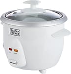 BLACK+DECKER 350W 0.6L Rice Cooker With Removable NonStick Bowl, Steaming Tray, Water Level Indicator And A Glass Lid With Cool Touch, For Healthy Meals RC650-B5 Electric Cookers "BAE" Charm Bracelet 4