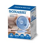 Sonashi 5inch 2 In 1 Desk & Clip Fan With 360°D Rotating Function Blue-White Fans & Air Purifier "BAE" Charm Bracelet 6