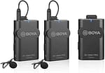 Boya Digital Wireless Microphone Kit 2, Wm4 Pro-K2, Black, B081NMSCYJ Accessories & Peripherals "BAE" Charm Bracelet 4