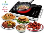 Gratus Infrared Cooker with Handle Sensor Touch & Knob Controller 2200 Watts – GR-IC214ZGC Electric Cookers "BAE" Charm Bracelet 4