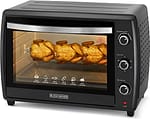 Black+Decker 70Liter Double Glass Multifunction Toaster Oven With Rotisserie For Toasting, Baking, Broiling, Black – TRO70RDG-B5 Household "BAE" Charm Bracelet 4