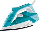 Beko Iron, 2200 Watts, Impact 110 g-min, Continuous Steam 35 g-min, Ceramic Sole, Anti-Limescale Automatic Shut-Off, Turquoise – SIM 3122 T Household "BAE" Charm Bracelet 4