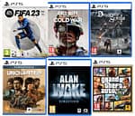 PlayStation 5 Games Bundle Offer (FIFA 23+Call of Duty Black Ops Cold War +Demon's Souls +Uncharted: Legacy of Thieves Collection +Alan Wake Remastered +Grand Theft Auto V) -PS5 Games "BAE" Charm Bracelet 4