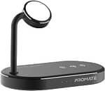 Promate Aluminum Wireless Charger Stand, WAVEPOWER.UK-BK Charging Station "BAE" Charm Bracelet 4