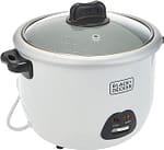 Black+Decker Rice Cooker, 1.8Liter – RC1850-B5-SP Electric Cookers "BAE" Charm Bracelet 3