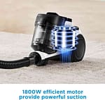 Midea Vacuum Cleaner 1800W Bagless Canister 2L White Household "BAE" Charm Bracelet 5