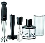 Braun Sauce – Hand blender, Whisk + 21 Speed, 750 Watts, Kneading (MQ Brands Braun 4
