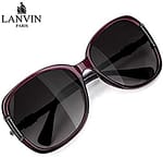 Lanvin Oval Shape Wrap Women’s Sunglasses Purple Frame and Lens Color Fashion fashion 4