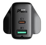 Acefast Fast Charge Wall Charger A8 PD32W (1xUSB-C+ 21xUSB-A) UK, Black Electronics "BAE" Charm Bracelet 4