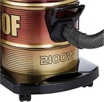 Hitachi 21 Liter 2200 Watts Drum Vacuum Cleaner CV960F24CBSWR, Wine Red Household "BAE" Charm Bracelet 6