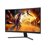 AOC CQ32G4E 32 Inch QHD, Fast VA, 180Hz, 0.5ms, Curved Gaming Monitor – Black – CQ32G4E Gaming Monitors "BAE" Charm Bracelet 6