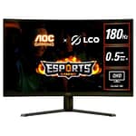 AOC CQ32G4E 32 Inch QHD, Fast VA, 180Hz, 0.5ms, Curved Gaming Monitor – Black – CQ32G4E Gaming Monitors "BAE" Charm Bracelet 4