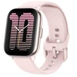 Amazfit Active Smart Watch With Ai Fitness Exercise Coach Petal Pink Electronics "BAE" Charm Bracelet 3