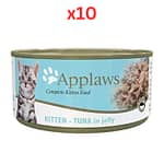 Applaws Kitten Tuna Wet Food Tin 10X70g Pack Of 10 (UAE Delivery Only) Cat Food "BAE" Charm Bracelet 3