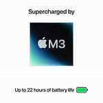 Apple MacBook Pro M3, 14 inch, 1TB SSD, 8 CPU, 10-GPU, MR7K3, Silver (English Keyboard, Apple Warranty) Apple "BAE" Charm Bracelet 6