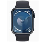 Apple Watch Series 9, GPS, 41mm, Midnight Aluminum Case With Midnight Sport Band Electronics "BAE" Charm Bracelet 3