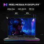 Asus ROG Strix G16 G614FR-G32X3D, AMD Ryzen 9 9955HX3D, 32GB RAM, 1TB SSD, 16 Inch WQXGA 240Hz, 12GB NVIDIA RTX 5070Ti, Windows 11 Home, English & Arabic Keyboard, Gray Asus "BAE" Charm Bracelet 5