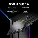 Asus ROG Strix G16 G614FR-G32X3D, AMD Ryzen 9 9955HX3D, 32GB RAM, 1TB SSD, 16 Inch WQXGA 240Hz, 12GB NVIDIA RTX 5070Ti, Windows 11 Home, English & Arabic Keyboard, Gray Asus "BAE" Charm Bracelet 6