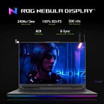 Asus ROG Strix G18 G815JPR-G91621W, Intel Core i9 14900HX, 32GB RAM, 1TB SSD, 18 Inch WQXGA, 240Hz, 8GB NVIDIA RTX 5070, Windows 11 Home, English & Arabic Keyboard, Gray + ROG Backpack & Mouse Asus "BAE" Charm Bracelet 6