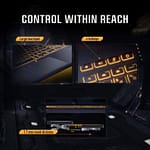 Asus TUF Gaming F16 FX607VU-RL031W, Intel Core i7 13620H, 16GB RAM, 1TB SSD, 16.0 Inch WUXGA 144Hz, 6GB NVIDIA RTX 4050, Windows 11 Home, English & Arabic Keyboard, Gray Asus "BAE" Charm Bracelet 6