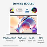 Asus Zenbook 14 OLED UX3405CA-PZ052W, Intel Core Ultra 7 255H, 16GB RAM, 1TB SSD, 14.0 Inch OLED 3K Touch Screen, Intel Arc Graphics, Windows 11 Home, English & Arabic Keyboard, Ponder Blue Asus "BAE" Charm Bracelet 6