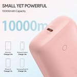 Aukey Power Bank 10000mAh Pink PB-N83S Electronics "BAE" Charm Bracelet 5