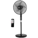 BLACK+DECKER 60W Stand Fan 16 Inch Fan Diameter 90° Wide Swing, With Remote Control For The Perfect Temperature FS1620R-B5 Fans & Air Purifier "BAE" Charm Bracelet 4