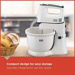 Black & Decker 300w 5 Speed Multifunction Bowl And Stand Mixer, White – M700 Blender & Mixer "BAE" Charm Bracelet 6
