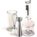 Black & Decker 400W 4 In 1 Stainless Steel Stem Hand Blender With Chopper And Whisk White SB4000-B5 Blender & Mixer "BAE" Charm Bracelet 4