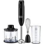 Black & Decker 600W 3-In-1 Hand Blender With Chopper Black HB600-B5 Blender & Mixer "BAE" Charm Bracelet 4