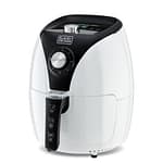 Black+Decker 3.5Liter 1500Watt Manual Aero fry Air Fryer With Rapid Air Convection Technology, Black/White – AF220-B5 Fryer "BAE" Charm Bracelet 4
