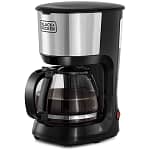 Black+Decker 750W 10 Cup Coffee Maker/Machine With Glass Carafe For Drip Coffee, Silver/Black, DCM750S-B5 Coffee Makers "BAE" Charm Bracelet 4
