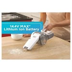 Black+Decker Cordless Handheld Vacuum Cleaner 14.4 V Lithium Ion For Home And Car 440 ml White/Grey – PV1420L-B5 Household "BAE" Charm Bracelet 6