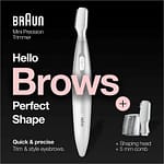 Braun Mini Precision Trimmer with 4 Extras Incl High Precision Head White – FG 1106 GP Household "BAE" Charm Bracelet 6
