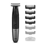 Braun Series X XT5200 Wet & Dry All-In-One Tool With 6 Attachments, Black/Silver Household "BAE" Charm Bracelet 6