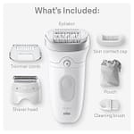 Braun Silk-Epil 7, Hair Removal Device, Wet & Dry Epilator – SE 7041 Household "BAE" Charm Bracelet 5