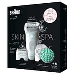 Braun Silk-Epil 7 SkinSpa, Hair Removal Device, Wet & Dry Epilator – SE 7081 Household "BAE" Charm Bracelet 6