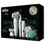 Braun Silk-Epil 9 Flex SkinSpa, Hair Removal Device, Wet & Dry Epilator – SES 9681 3D Household "BAE" Charm Bracelet 6