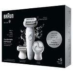 Braun Silk-Epil Series 9, Hair Removal Device, Wet & Dry Epilator – SES 9061 Household "BAE" Charm Bracelet 6