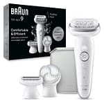 Braun Silk-Epil Series 9, Hair Removal Device, Wet & Dry Epilator – SES 9061 Household "BAE" Charm Bracelet 4