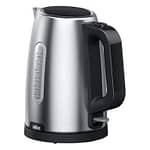 Braun Stainless Steel Water Kettle, 2200 Watts, 1.7L Capacity, 4-Way Protection, Fast Boiling, Pur Shine Black – WK 1500 BK Electric Kettles "BAE" Charm Bracelet 5