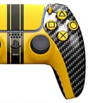 Customized Sony Dual Sense Gaming Controller For Ps5 & Ps5 Slim – Carbon Fiber New 2024 Design Controllers "BAE" Charm Bracelet 6