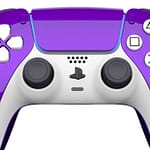 Customized Sony Dual Sense Gaming Controller For Ps5 & Ps5 Slim – Diamond Purple New 2024 Design Controllers "BAE" Charm Bracelet 5
