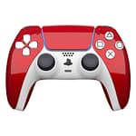 Customized Sony Dual Sense Gaming Controller For Ps5 & Ps5 Slim – Diamond Red New 2024 Design Controllers "BAE" Charm Bracelet 4