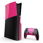 Customized Sony Ps5 Slim Disc Edition 1Tb Single Controller Pinkop New 2023 Model Consoles "BAE" Charm Bracelet 4